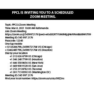 Join ZOOM Annual General Meeting